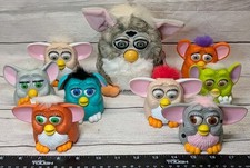 1998 FURBY Lot 8 McDonald's Original HAPPY MEAL FURBIES+ 1998 Church Mouse w Tag