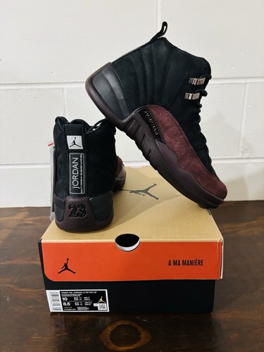 Nike Air Jordan 12 Retro SP x A Ma Maniere Shoes Women’s SZ 10 DV6989-001 - Picture 11 of 18