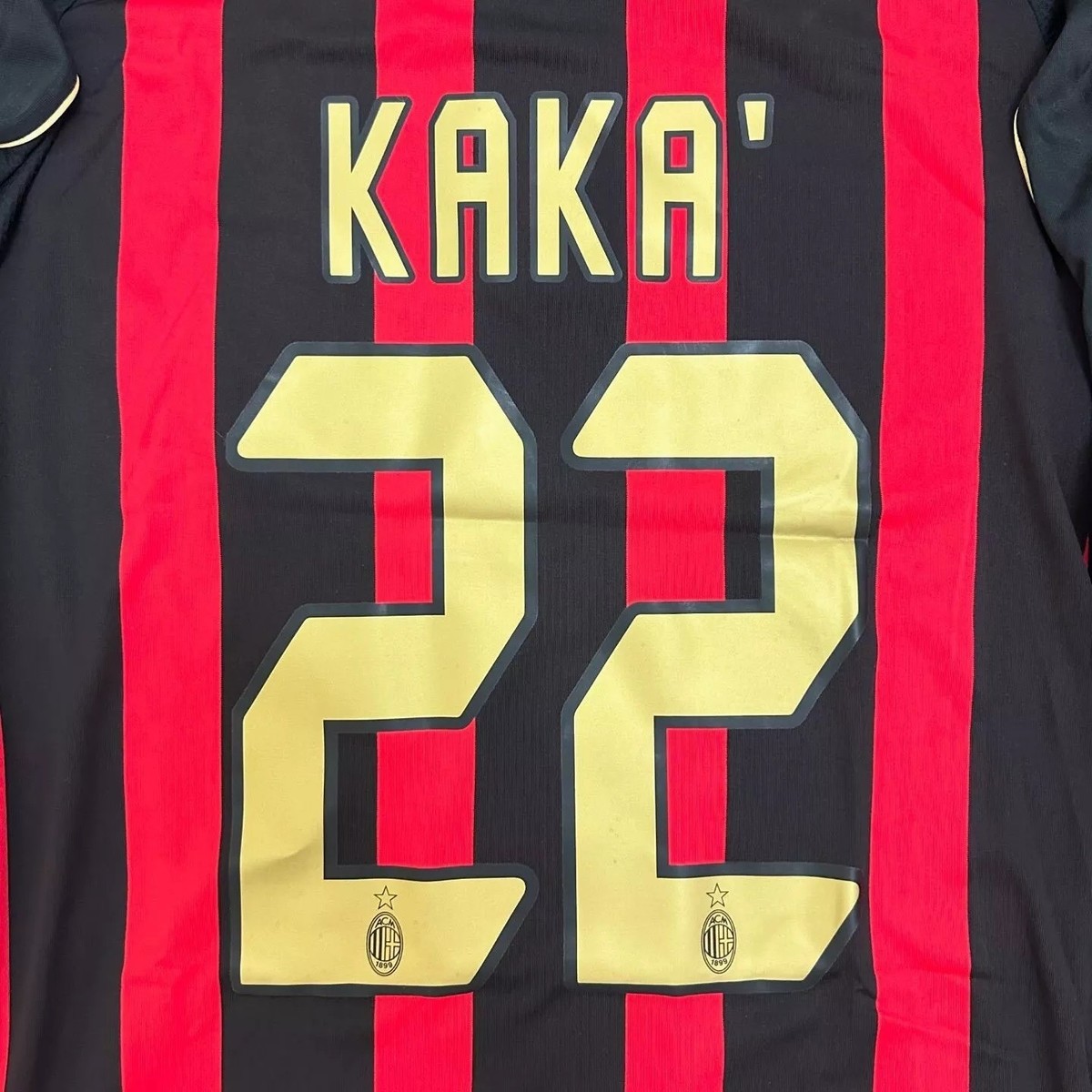 AC Milan 2007/2008 Home Long Sleeve Jersey - Kaka #22 JERSEY | eBay