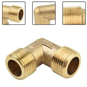 Outil d'attelage Parts1pc Sans pétrole Air Compresseurs en laiton 16.5mm Elbow de soupape