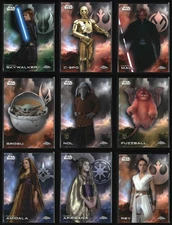 2025 Topps Chrome Star Wars - Base Cards #1-#200 updated 9/19