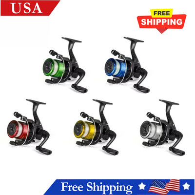 Spinning Fishing Reel 5.2:1 Pre-Loaded Nylon Line Lure Wheel Vessel NEW