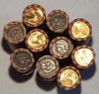 1 unsearched Wheat Penny Roll w/ Indian Head Penny/ BU Wheat Penny enders.