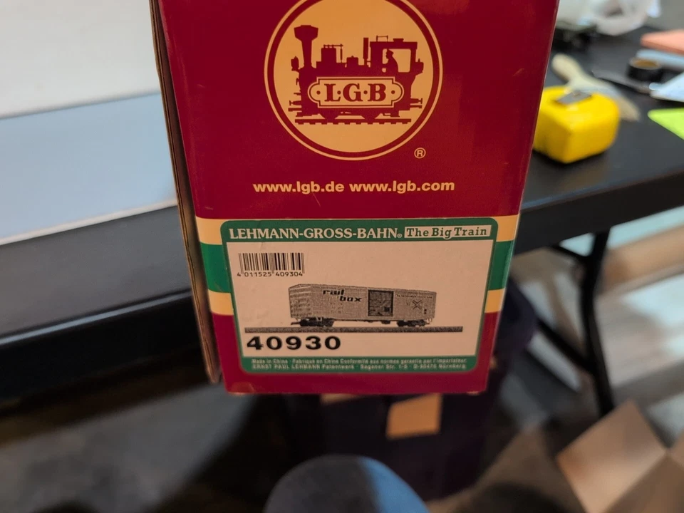 LGB RailBox RBOX 50’Modern Steel Boxcar 40930 New - Image 2 of 4