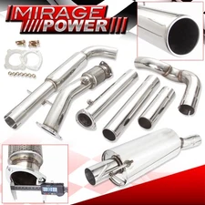 For 99-05 VW Golf Jetta MK4 1.8L 3" Cat Back Exhaust System 2.5" Muffler GODSNOW