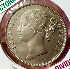 #BB4#Old  EAST INDIA COMPANY 1840 VICTORIA SILVER RUPEE Indian head 11.66gm