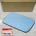 Fits BMW E46 E39 Blue Tinted W/Holder Heated Driver/Passenger Side Mirror Glass