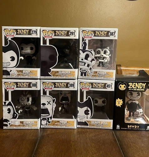 Bendy and the Ink Machine Funko Pop Lot 279 291 387 388 389 451  see description