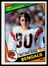 1984 Topps Football NFL- Cris Collinsworth #37
