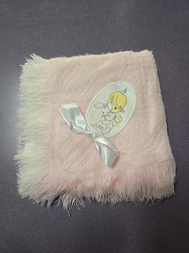 Precious Moments Vintage 1999 Pink Blanket Receiving