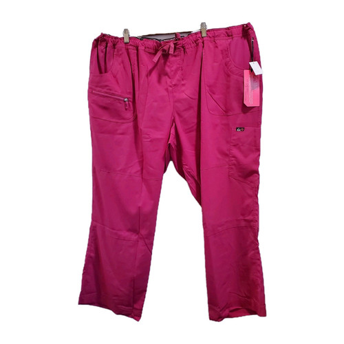 KOI Lite 721 Peace Scrub Pantaloni Donna Petite 4X Azalea Rosa Dritto Medico - Foto 1 di 4