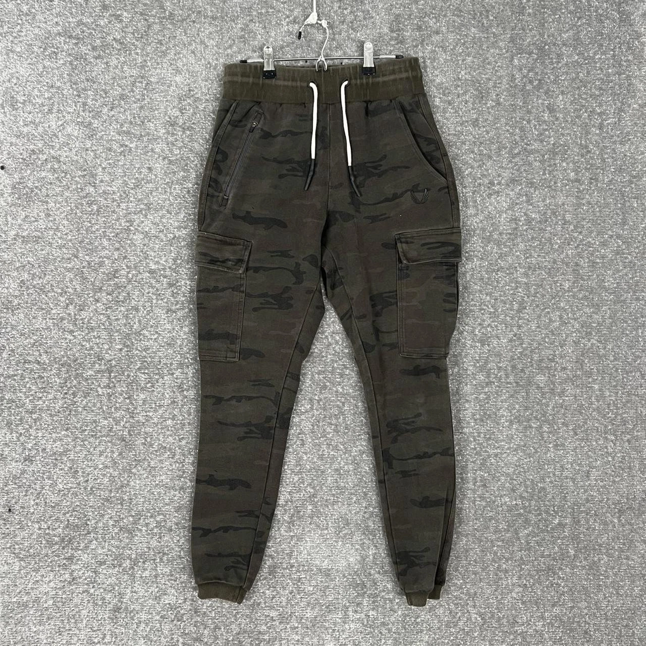 Asrv Men’S Gym Athletic Camo Jogger Cargos Size Small