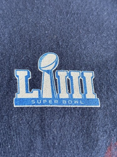 New England Patriots Fanatics NFL Pro Line Super Bowl LIII Navy 2XL Long Sleeve - Picture 4 of 6
