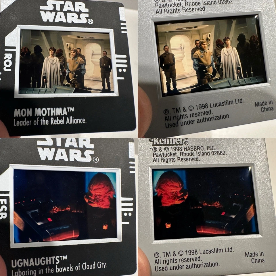 Star Wars POTF Lote de 6 Diapositivas Freeze Frame Kenner 1997/1998 Hasbro Foto 2 de 4