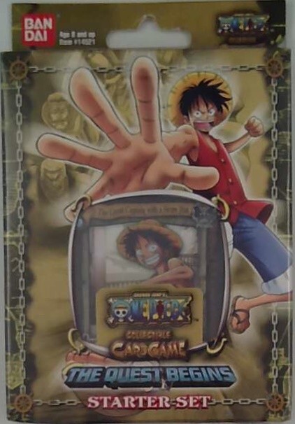 BANDAI ONE PIECE CARD GAME: THE QUEST BEGINS (2005) STARTER SET