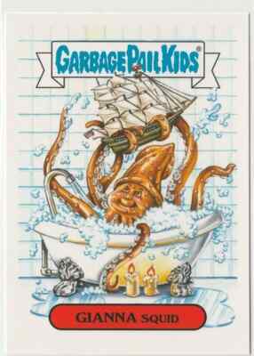 Gianna Squid #4b Garbage Pail Kids GPK 2018 Oh, the Horror-ible!