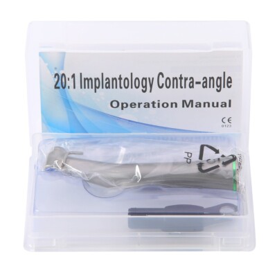 Contre-angle Pneumatique Pour Implant Dentaire - Réduction 20:1, Bouton Poussoir, LED - Marque DMXDENT