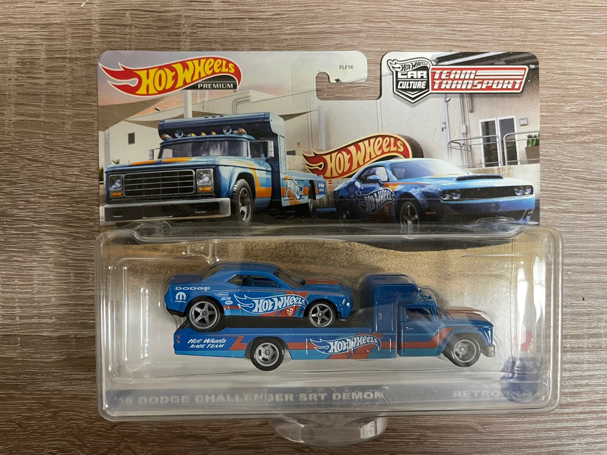 HOT WHEELS Car Culture Team Transport Dodge Challenger Demon