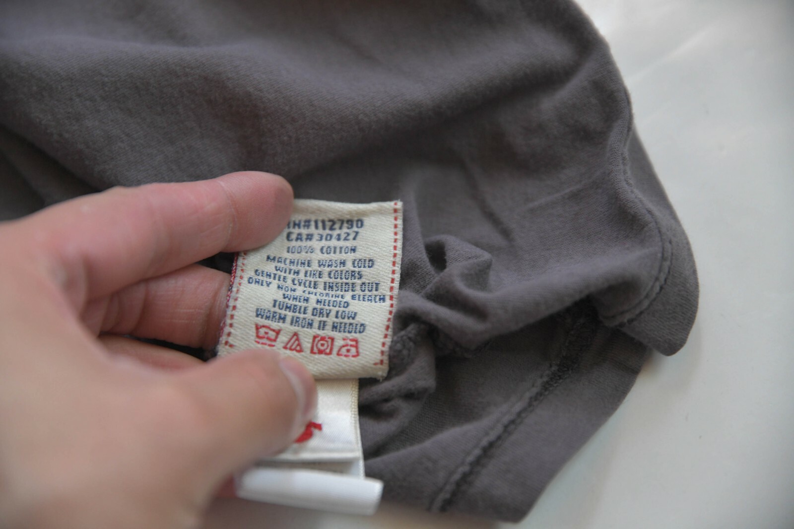 True Religion T-Shirt Top Short Sleeve Logo Men's Size Medium M Gray Cotton thumbnail 10