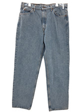 Levis 550 Vintage Orange Tab Mens 36x32 Relaxed Fit Tapered Blue Denim