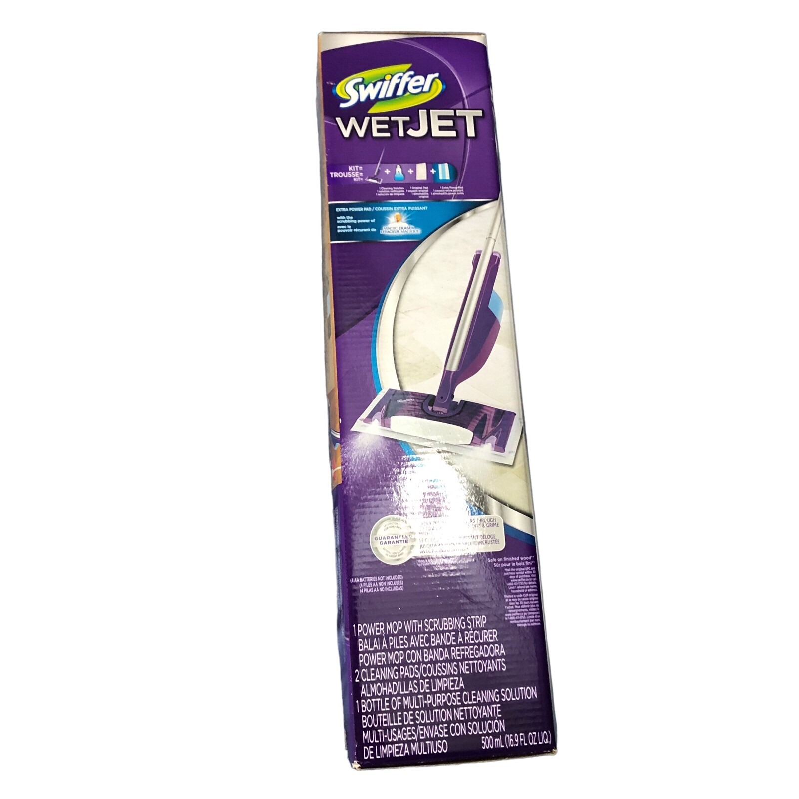 Swiffer WetJet Floor Spray Mop Starter Kit Purple NEW in BOX! eBay