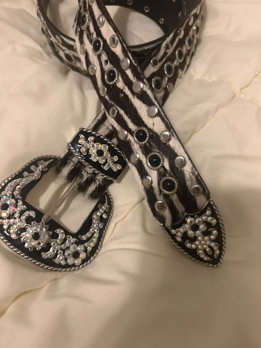 Swarovski Leather Black Belts for Women for sale | eBay display picture 1