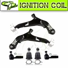 2000-2003 For Nissan Maxima 6pcs Front Lower Control Arms Outer Tie Rods Kit