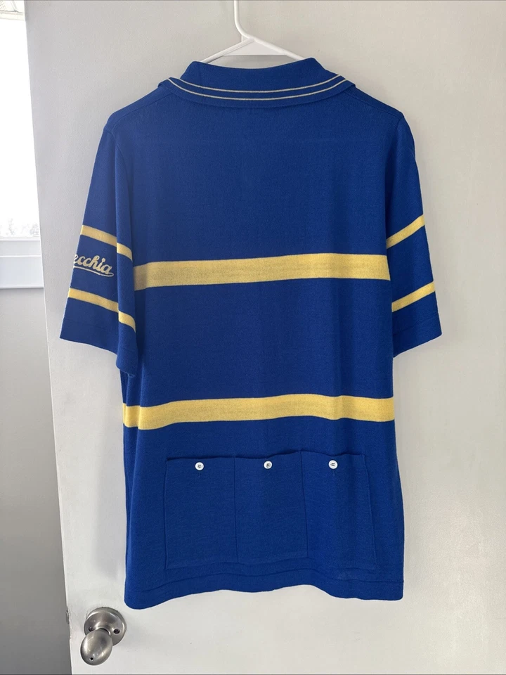 Novo com etiquetas! Camiseta Bottecchia 1951 réplica autorizada - Extra Grande - De Marchi - Lã - Imagem 4 de 4