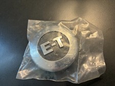 Nos Et Wheels Ss Style Chrome Metal Bolt On Center Cap With Backing Plate