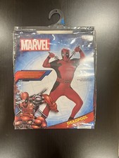 NEW Marvel Disguise Deadpool Partysuit Spandex Spirit Halloween Costume Adult XL