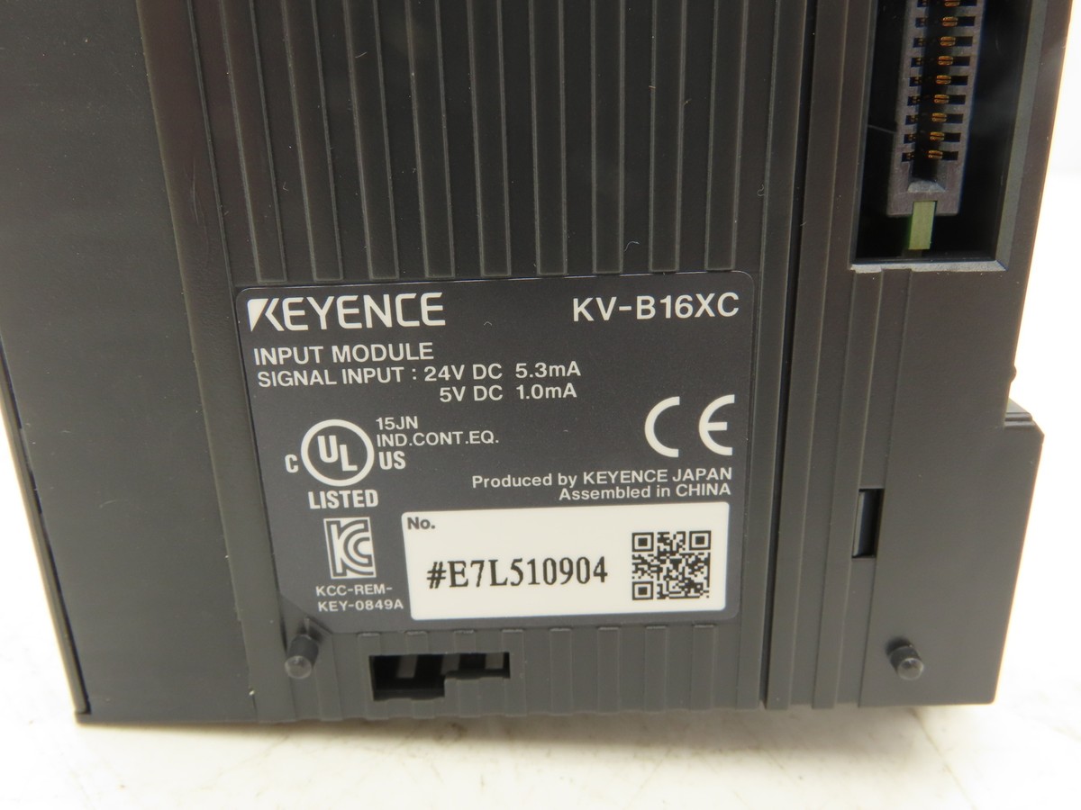 Keyence KV-B16XC Screw Terminal Block Input Module 16-Point