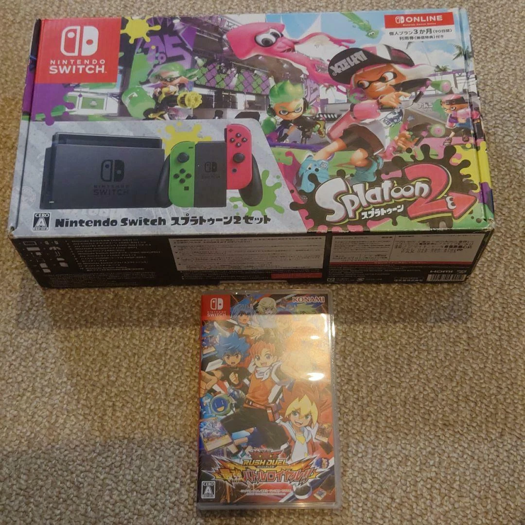 Used Nintendo SWITCH Console System SPLATOON 2 Limited Model From