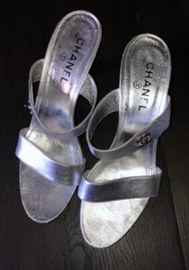 vintage chanel slides