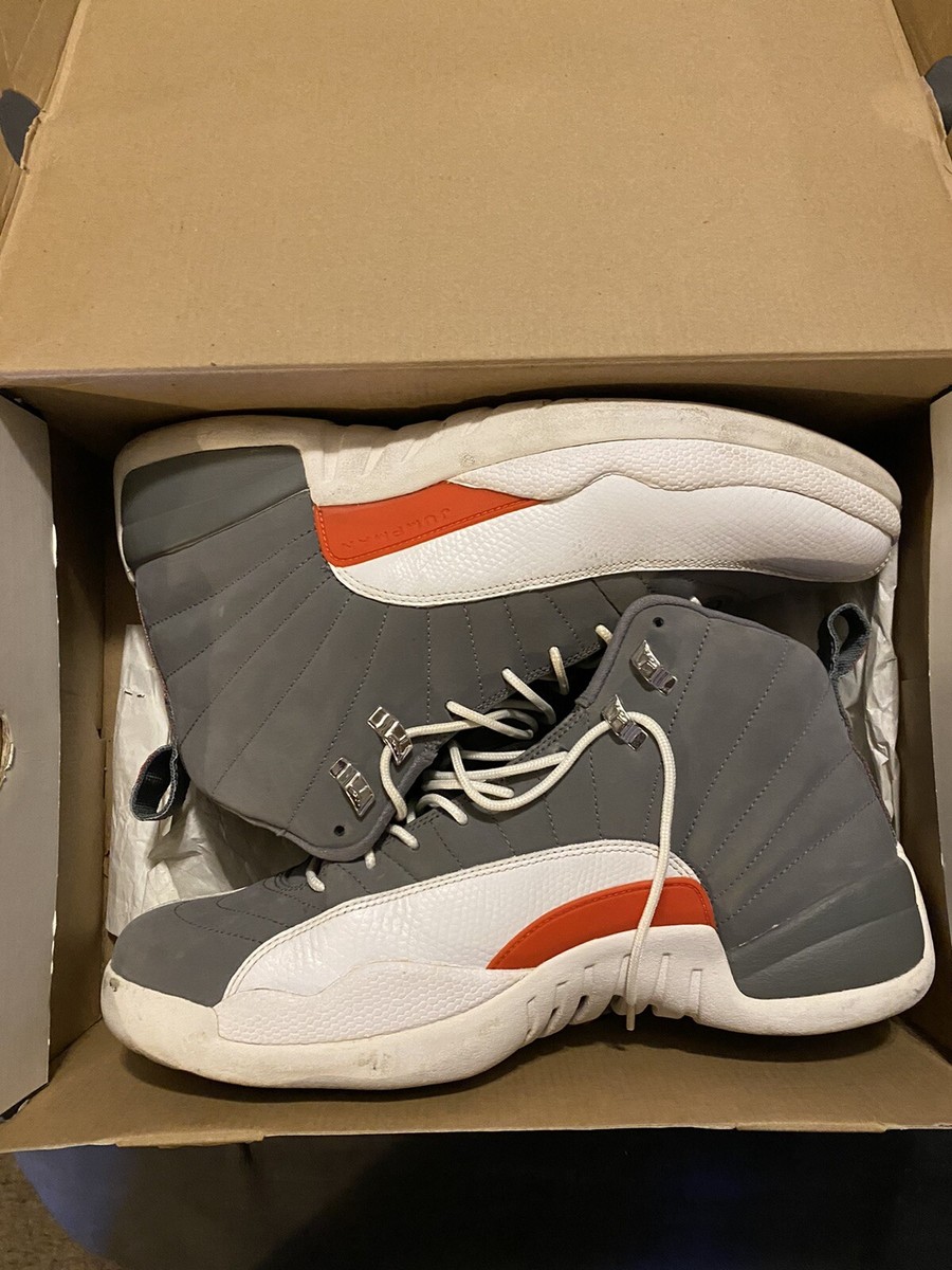 Nike Air Jordan Retro 12 Cool Grey 2012 Size 13 Authentic‎ Basketball  w Box Nike Air Jordan 12 Retro Men Basketball Shoes CT8013 015  main image 4