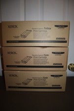 3 Genuine Xerox Phaser 6180/6180MFP 2 Cyan Yellow High Capacity Toner Cartridge