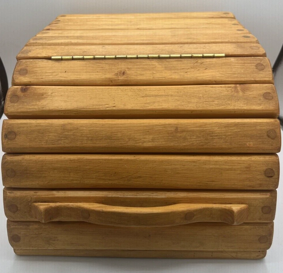 Hand Made Wooden Bread Box