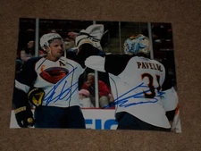RON HAINSEY & ONDREJ PAVELEC SIGNED AUTOGRAPHED 8X10 PHOTO ATLANTA THRASHERS