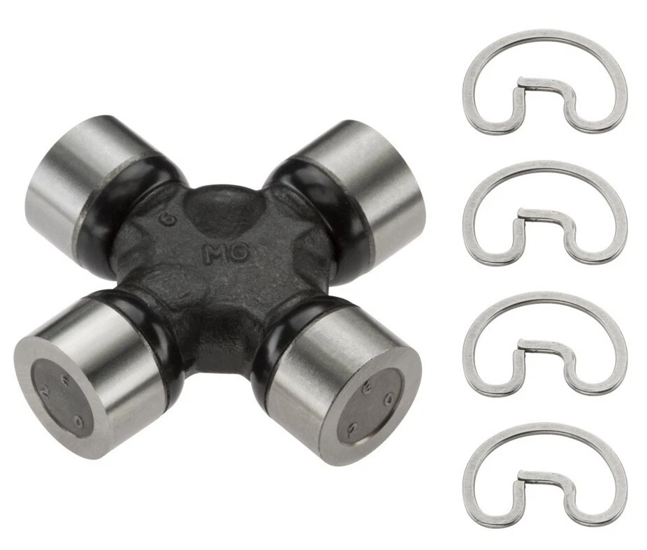 2 универсальных комплекта шарнирных соединений карданного вала MOOG для тяжелых условий/суперпрочности с защелкивающимися кольцами - Изображение 4 из 4