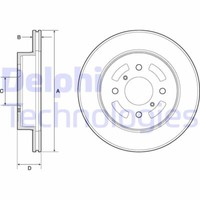 2X Delphi BG3941 Bremsscheibe FüR Suzuki