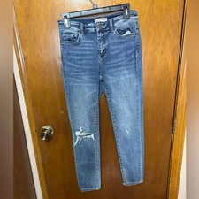 Flying monkey woman  s jeans cropped ankle size Western Costal Cowgirl Luxury Y2K
