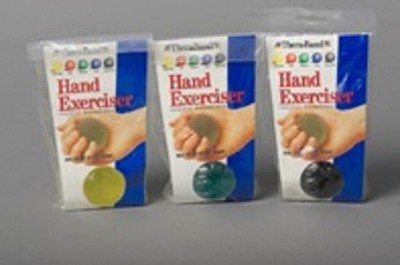 Thera-Band - Handtrainer. Knetball. blau (schwer). XL. für Große Hände. Reha.