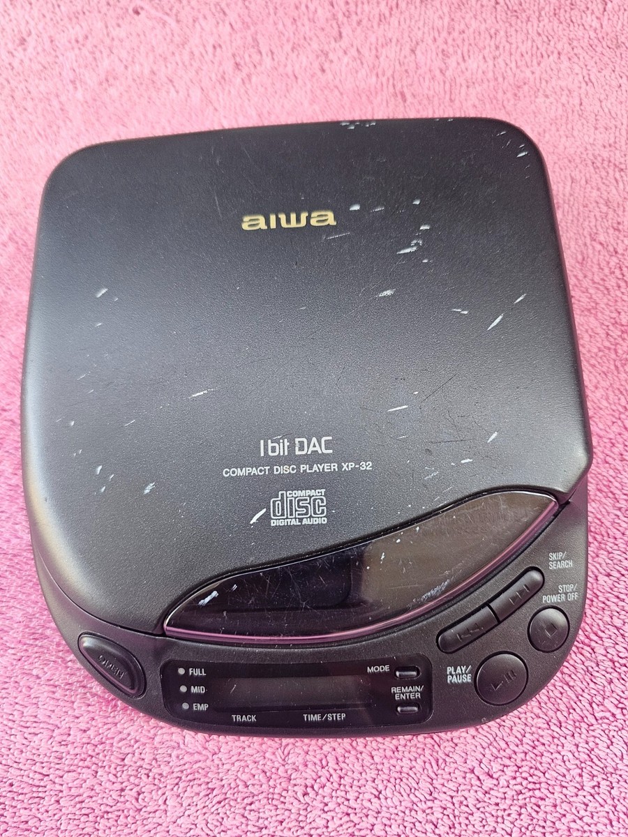 Aiwa XP-32 Compact Disc Player Portable Discman CD Player Aiwa XP-32 Compact Disc Player Portable Discman CD Player