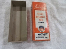 Empty Box  Pachmayr Recoil Absorber Pad White Line  (w13)