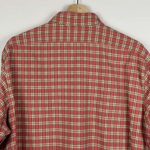 Vintage Polo Ralph Lauren Button Down Shirt Long Sleeve Plaid Mens Large L - 第 6/12 張圖片