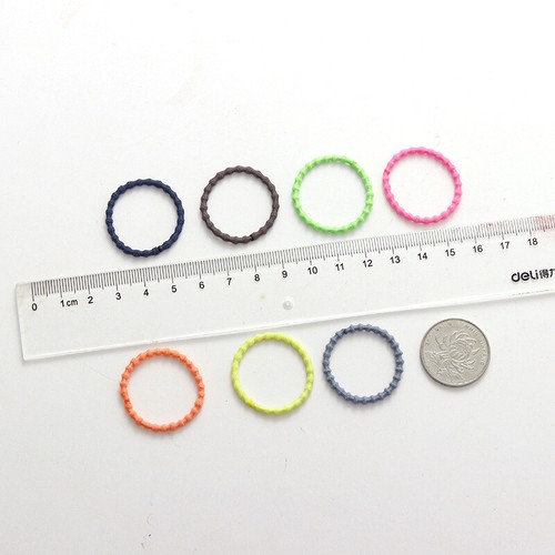 50Pcs Lot Kids Girl Elastic Rope Hair Ties Ponytail Holder Rubber Band Hairband✔ - Picture 5 of 25