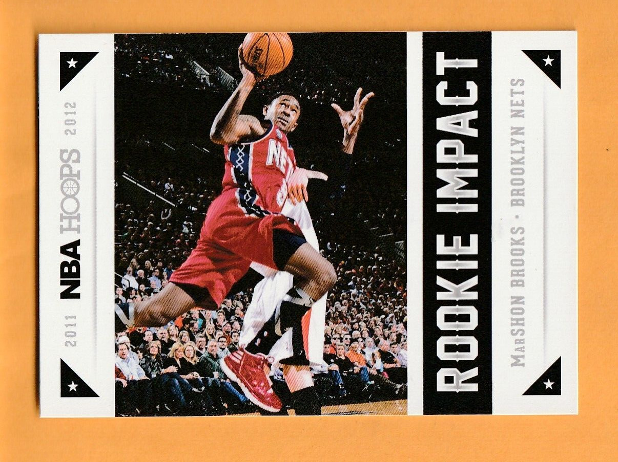 MarShon Brooks Brooklyn Nets 2012-13 Hoops Rookie Impact #3 Tucker Georgia