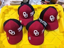 4 NEW Oklahoma Sooners OU Captivating Headwear Strapback Hat Cap LOT