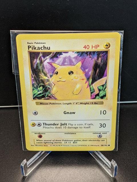 Pokemon Shadowless Pikachu CD Promo 58/102 Factory Sealed Mint | eBay