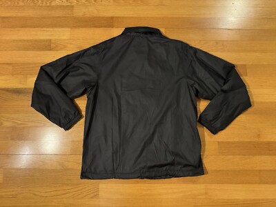 New S Nike Sportswear Club Coaches Snap Jacket Black FN3316-010