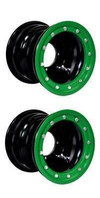 Kawasaki KFX 400 KFX 450R Rear Wheels Beadlock 8x8 3+5 4/110 Alba